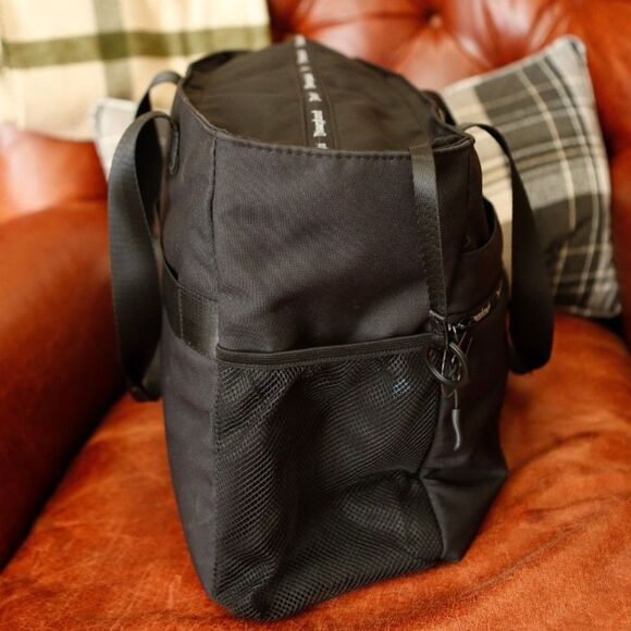 Disneyland Resort Tote Bag Black Large D Logo Travel Park Shoulder Bag - Picture 5 of 11